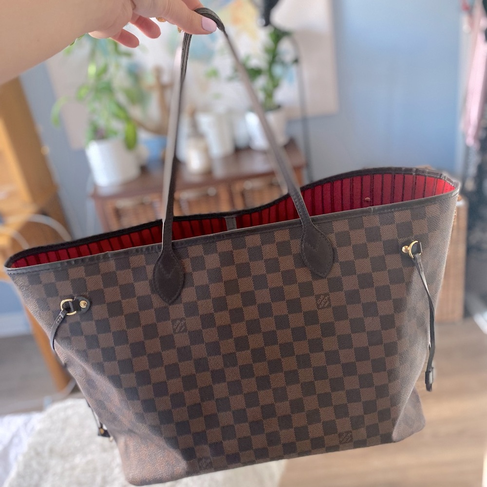 Authentic Louis Vuitton Neverfull GM, Damier Ebene